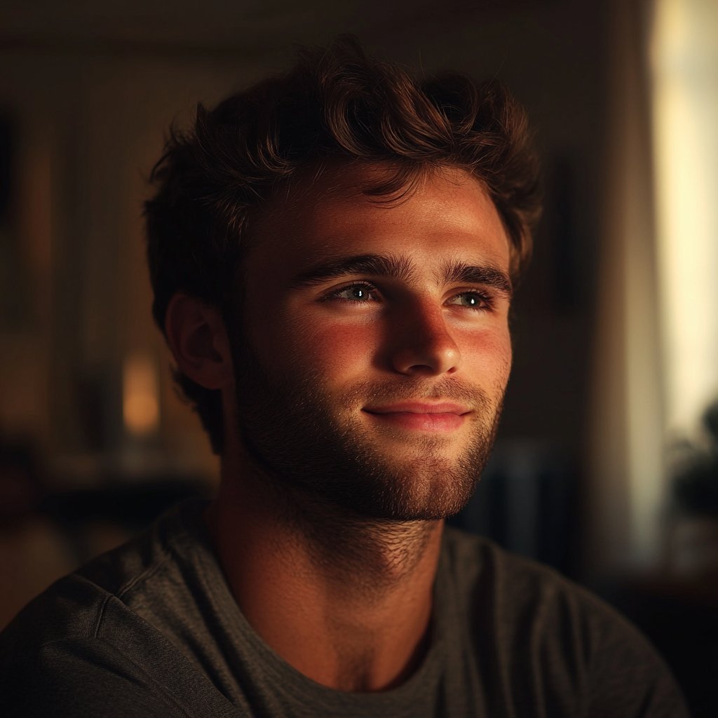 A man smiling | Source: Midjourney
