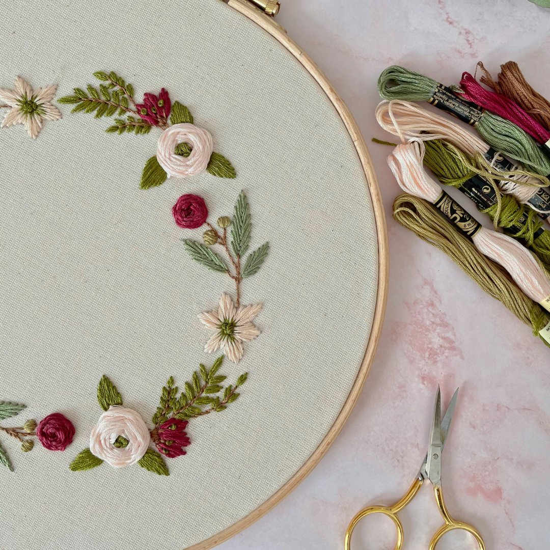 An embroidery hoop | Source: Unsplash
