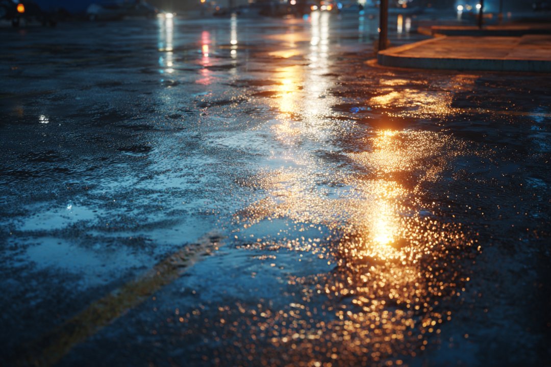 A wet road | Source: Midjourney