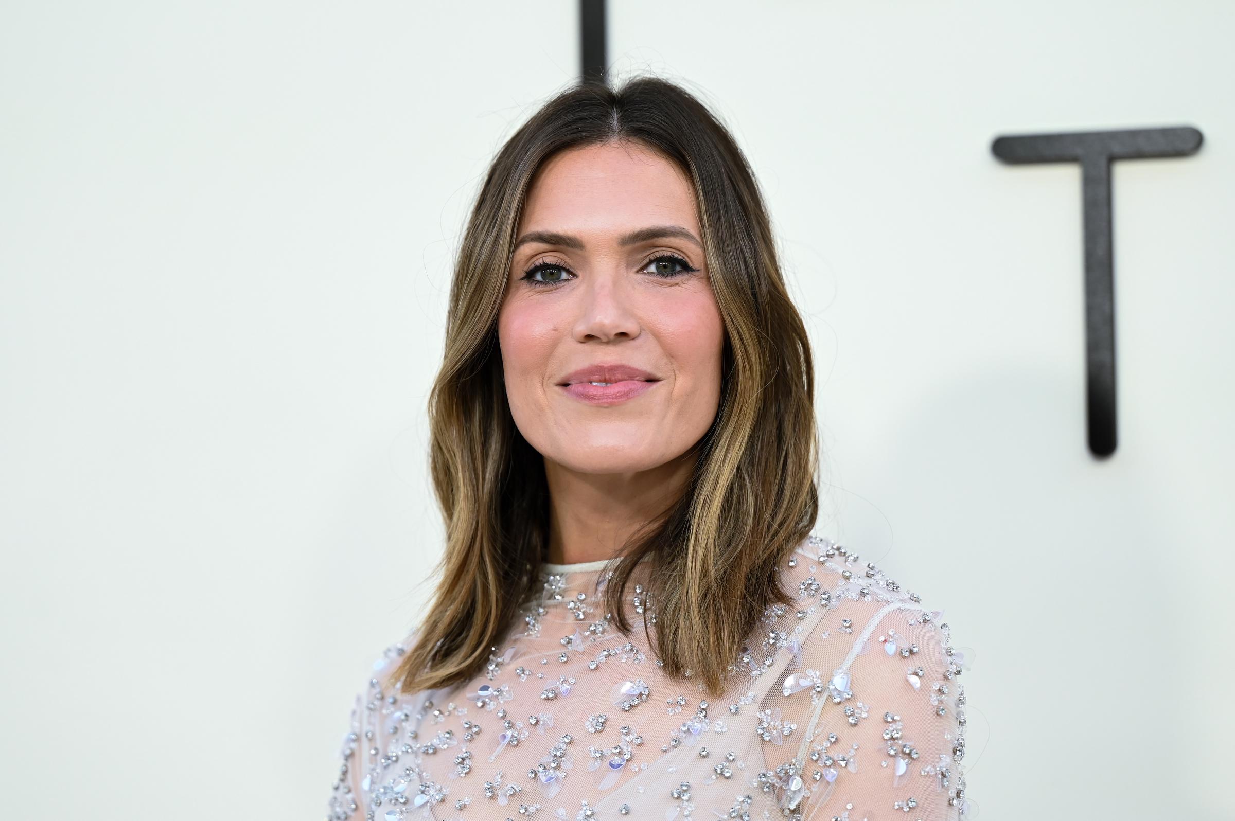 Mandy Moore at the Fashion Trust U.S. Awards at The Lot at Formosa on April 8, 2025, in Los Angeles, California | Source: Getty Images