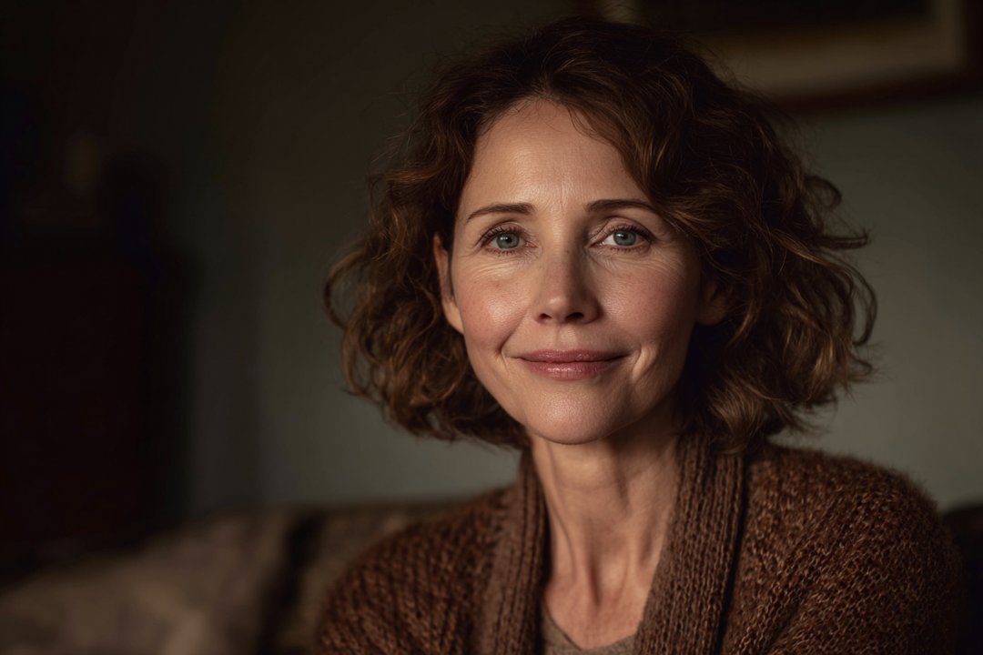 A woman smiling | Source: Midjourney