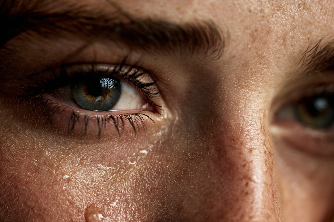Tears in a woman's eyes | Source: Midjourney