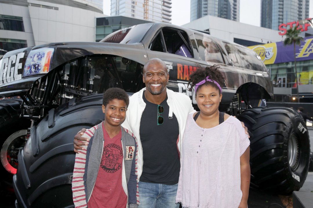 Isaiah, Terry, and Wynfrey Crews seen at New Line Cinema world premiere of