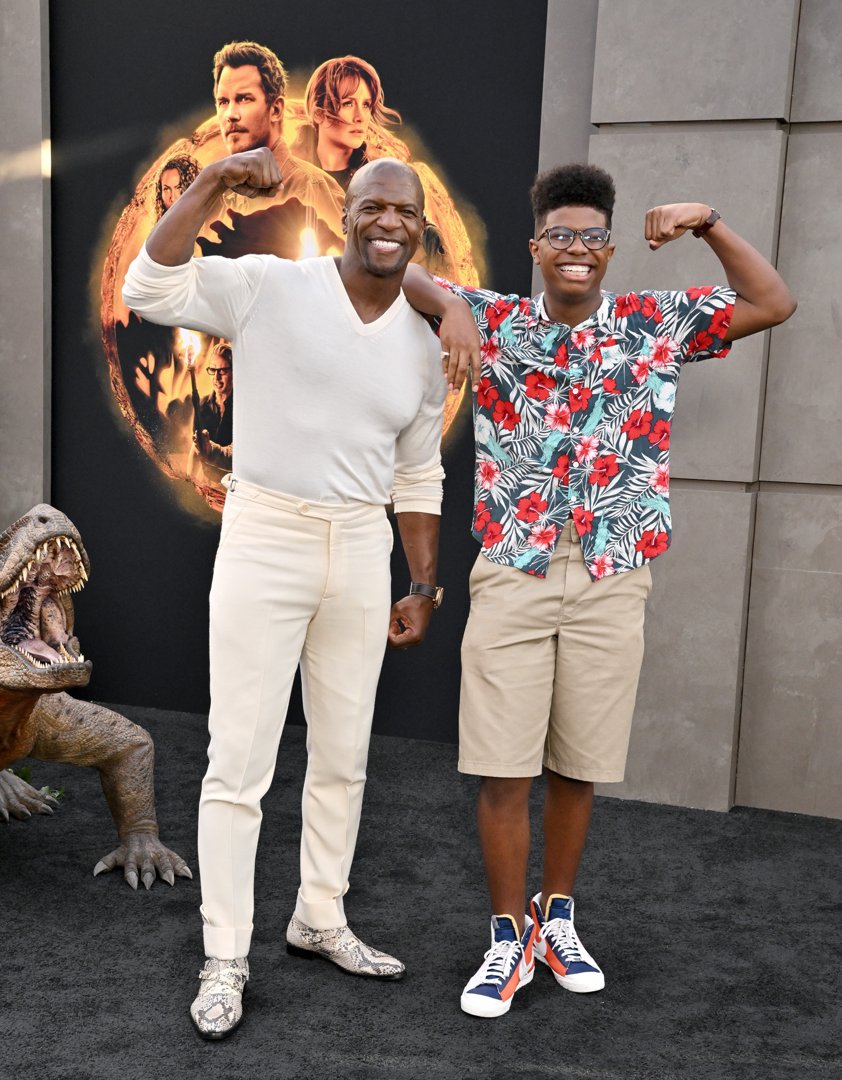 Terry and Isaiah Crews attend the Los Angeles premiere of