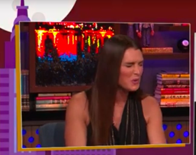 Brooke Shields recalling Donald Trump's past romantic advance during an episode of