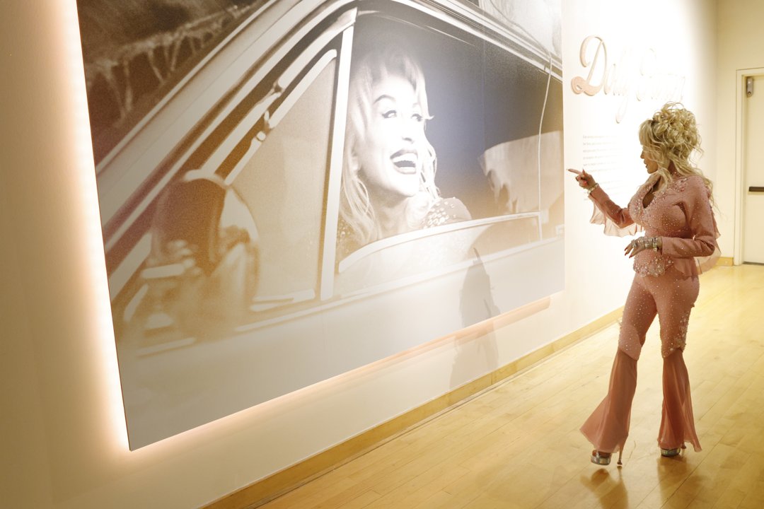 Dolly Parton attends the opening of Country Music Hall of Fame and Museum's new exhibit 'Dolly Parton: Journey of a Seeker' in Nashville, Tennessee on May 19, 2025 | Source: Getty Images