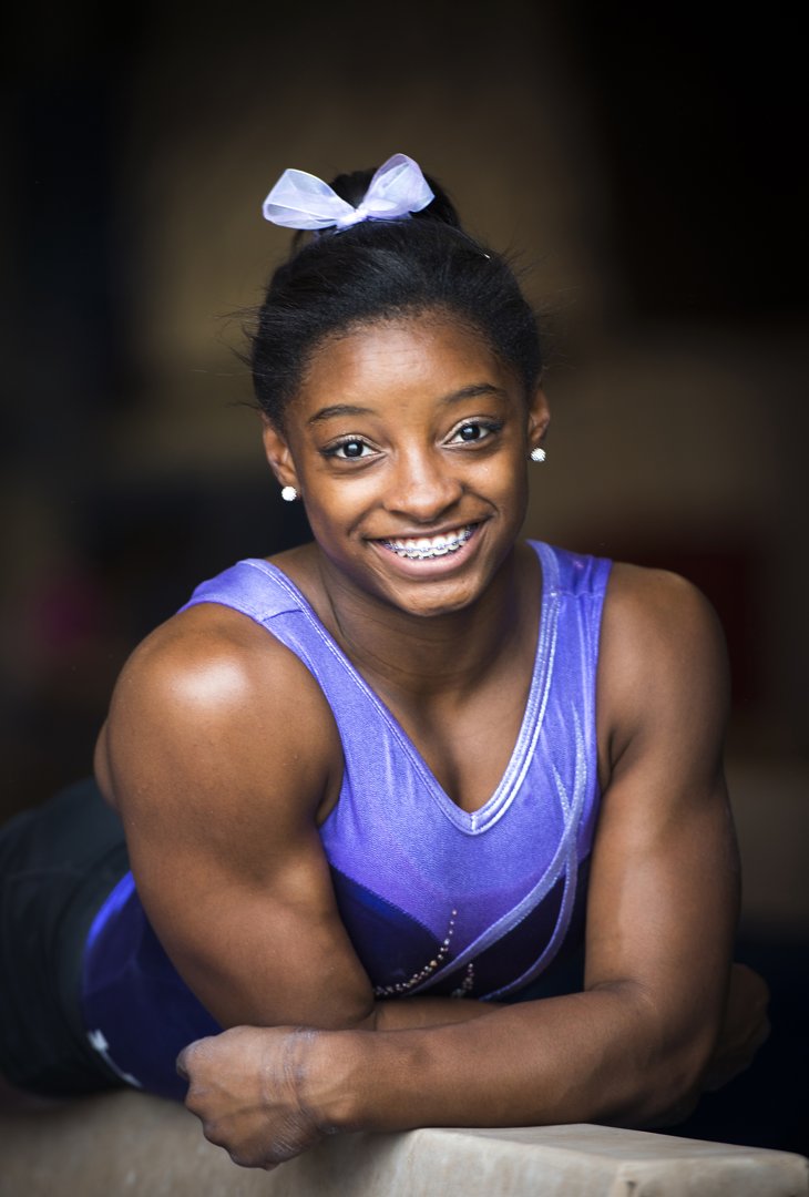 Simone Biles poses for a portrait after training at Bannon's Gymnastix on August 22, 2013 | Source: Getty Images