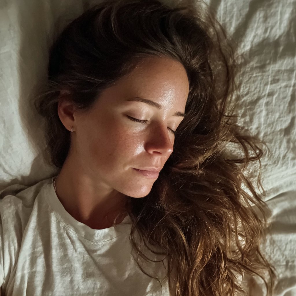 A sleeping woman | Source: Midjourney