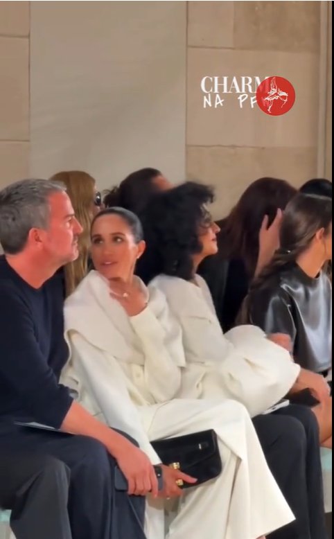 Meghan Markle turns to the person seated beside her, from a video post dated October 7, 2025 | Source: TikTok/TheStandard