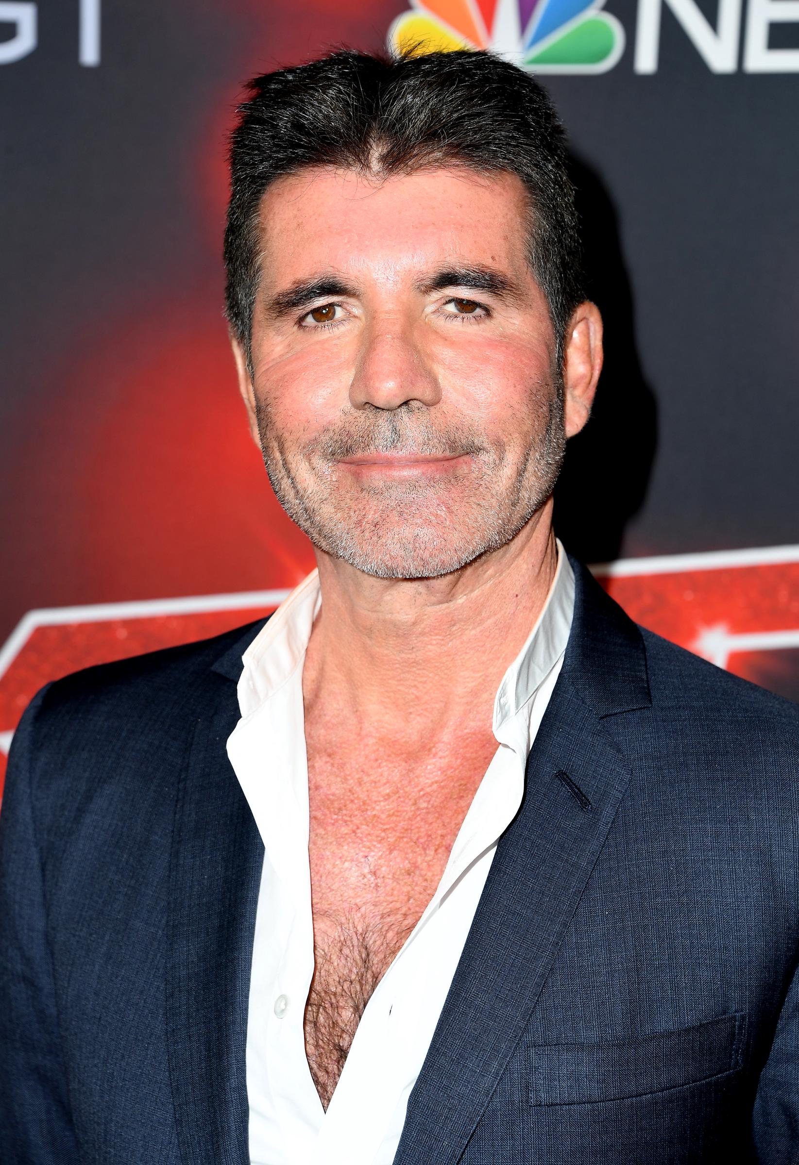 Simon Cowell arrives at
