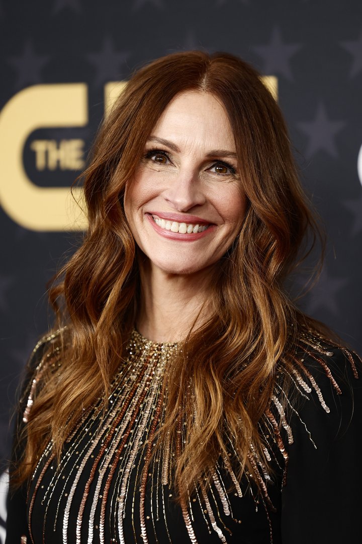 Julia Roberts attended the 28th Annual Critics Choice Awards on January 15, 2023, in Los Angeles, California. Her signature auburn waves framed a radiant, familiar smile, while her expressive brown eyes and warm, freckled complexion delivered the kind of effortless charm that has defined her for decades. | Source: Getty Images