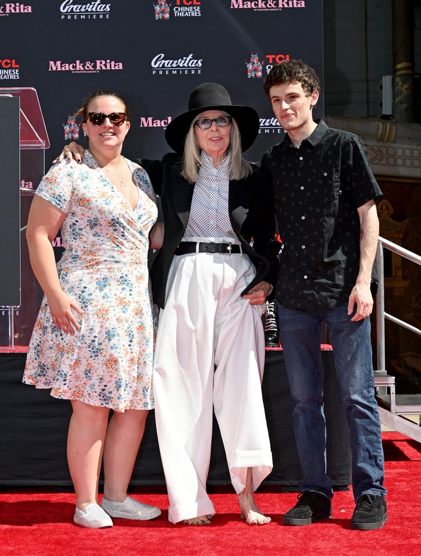 Dexter, Diane, and Duke Keaton at TCL Chinese Theatre on August 11, 2022 | Source: Getty Images
