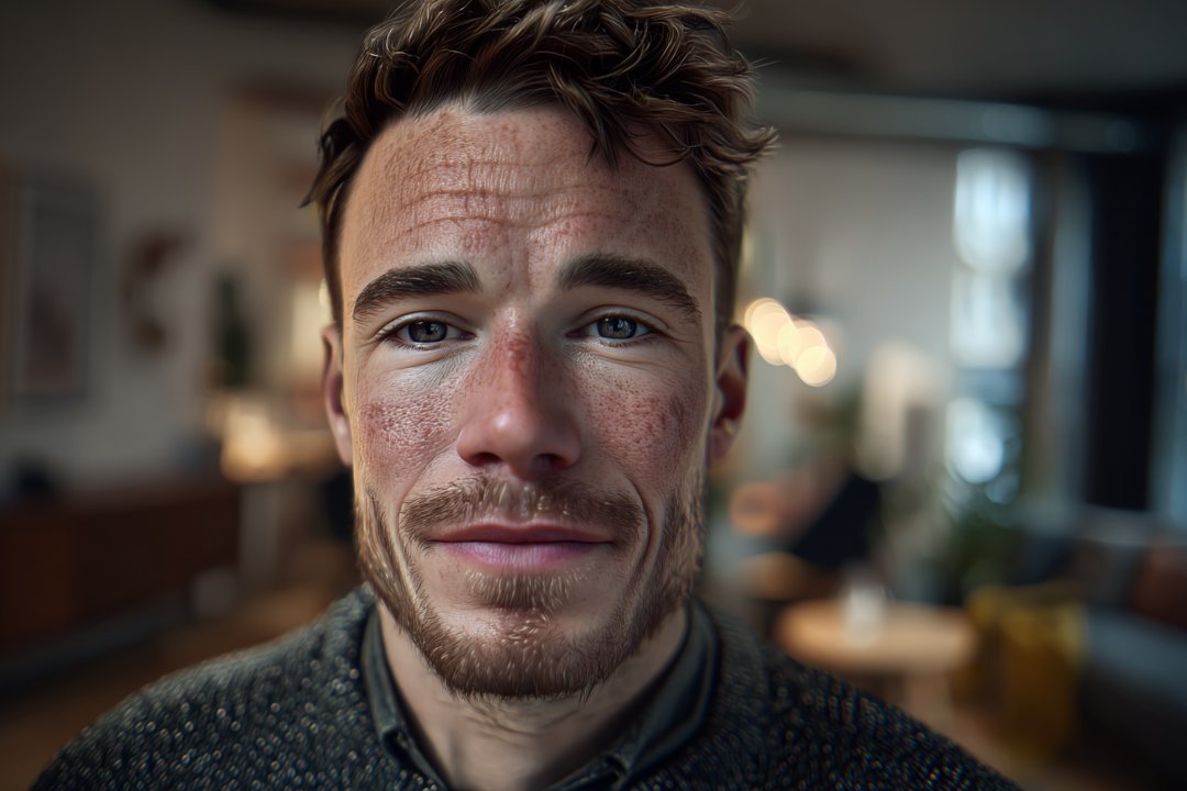 A man looking straight ahead | Source: Midjourney