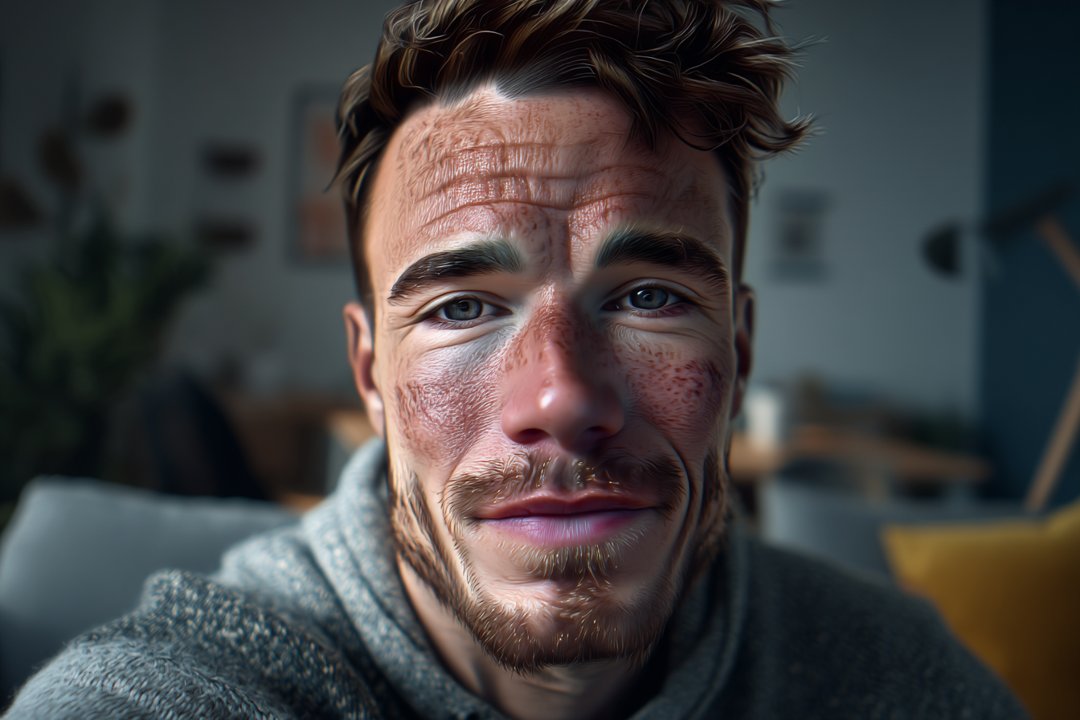 A man looking straight ahead | Source: Midjourney