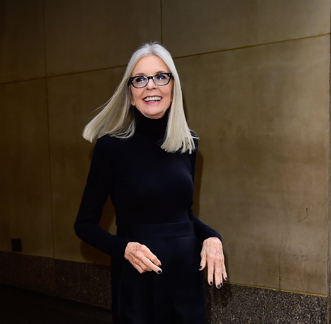 Diane Keaton is seen outside the 