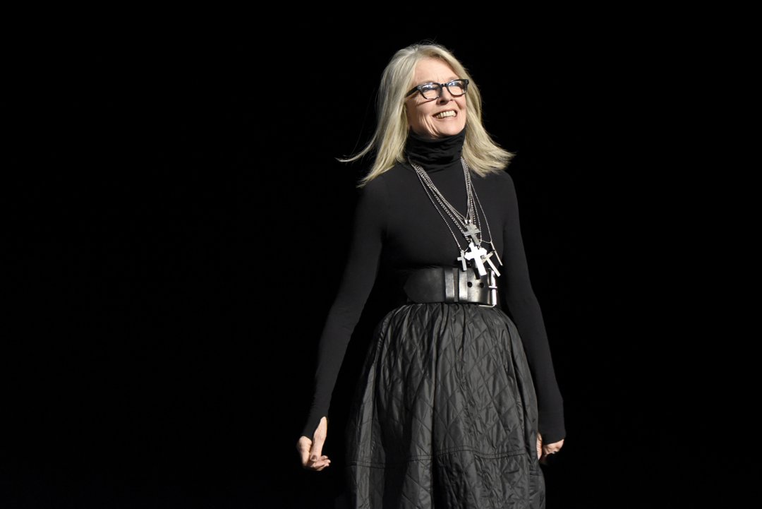 Diane Keaton onstage during the panel for 
