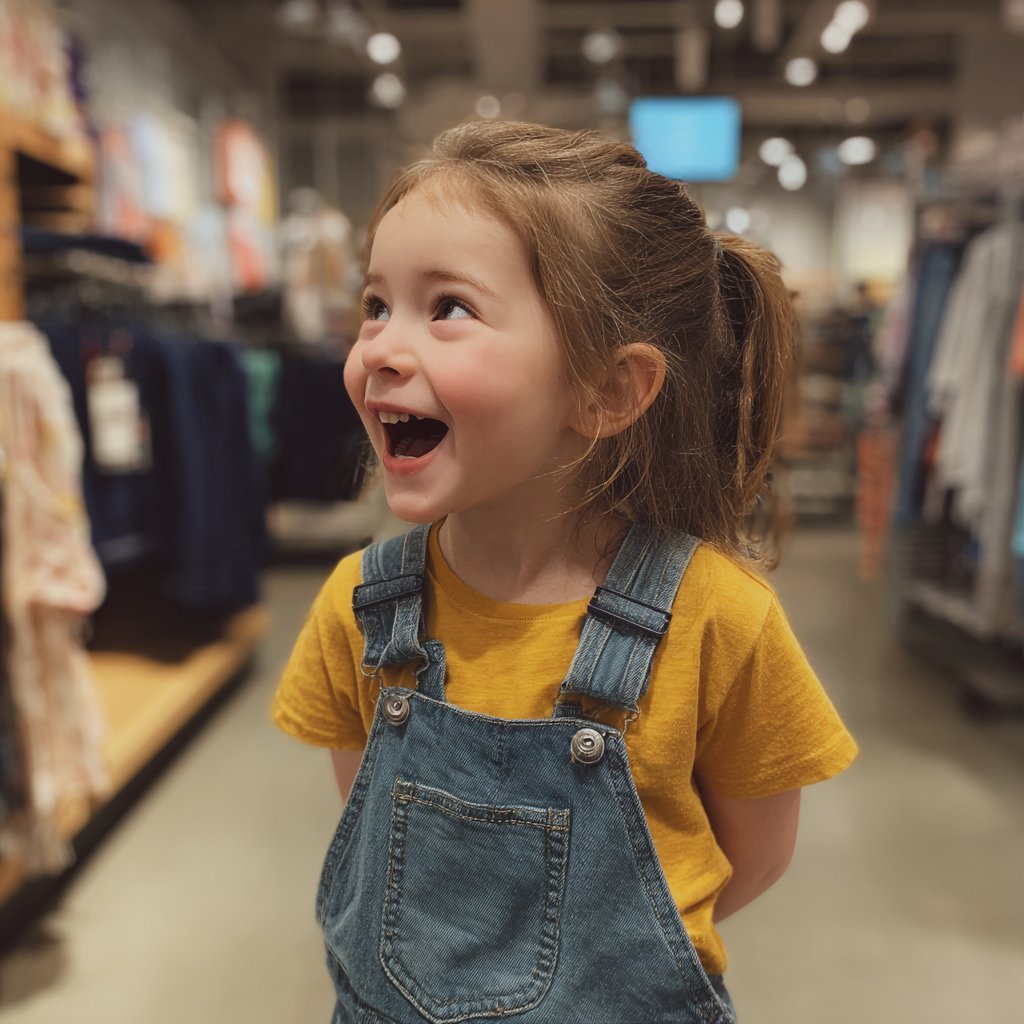 A smiling little girl | Source: Midjourney