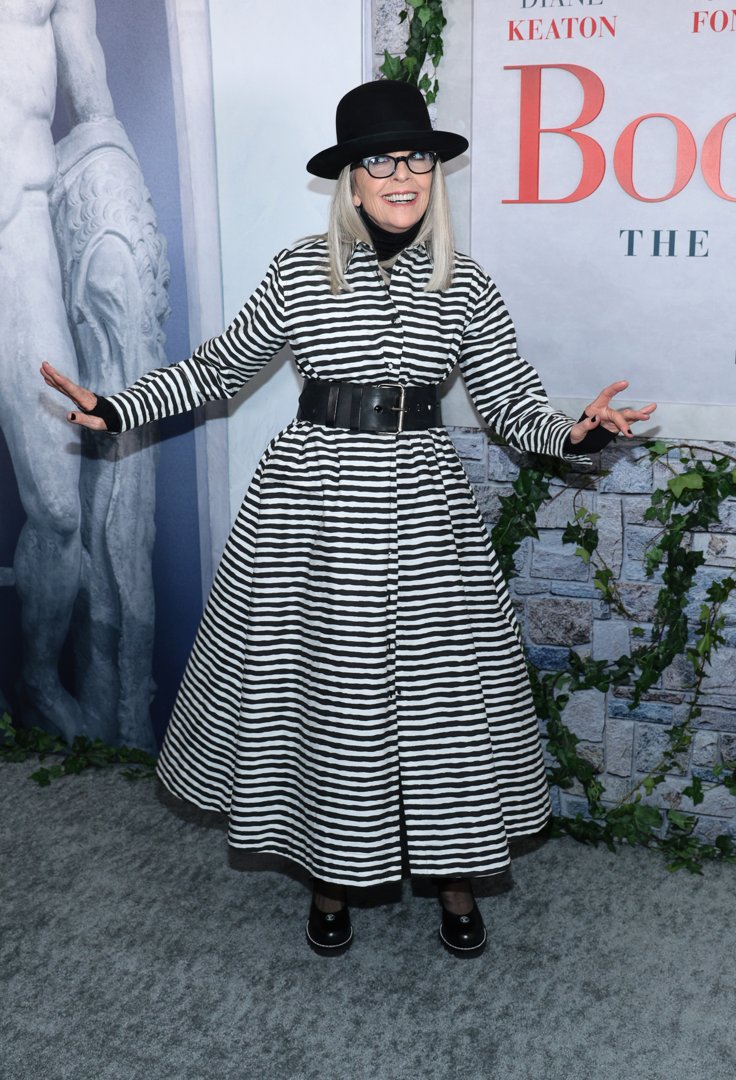 Diane Keaton attends the premiere of 