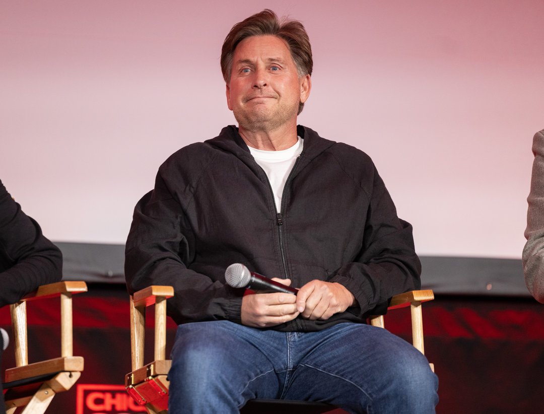 Emilio Estevez during C2E2 on the main stage for the