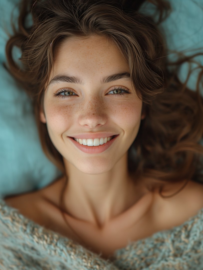 A smiling woman | Source: Midjourney