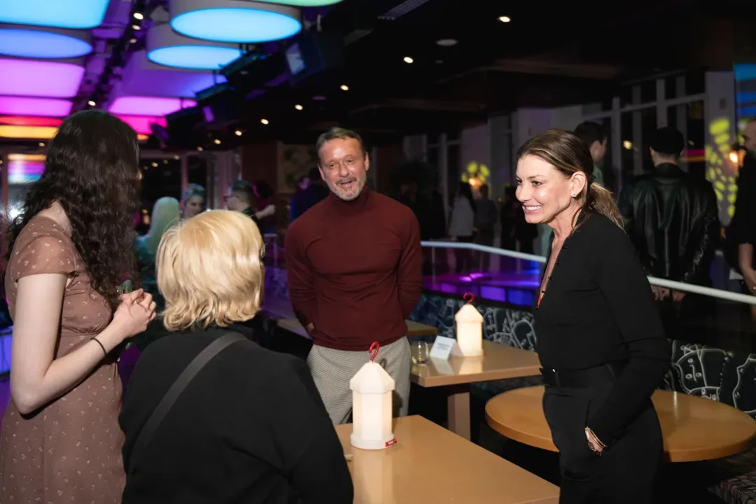 At the opening celebration for