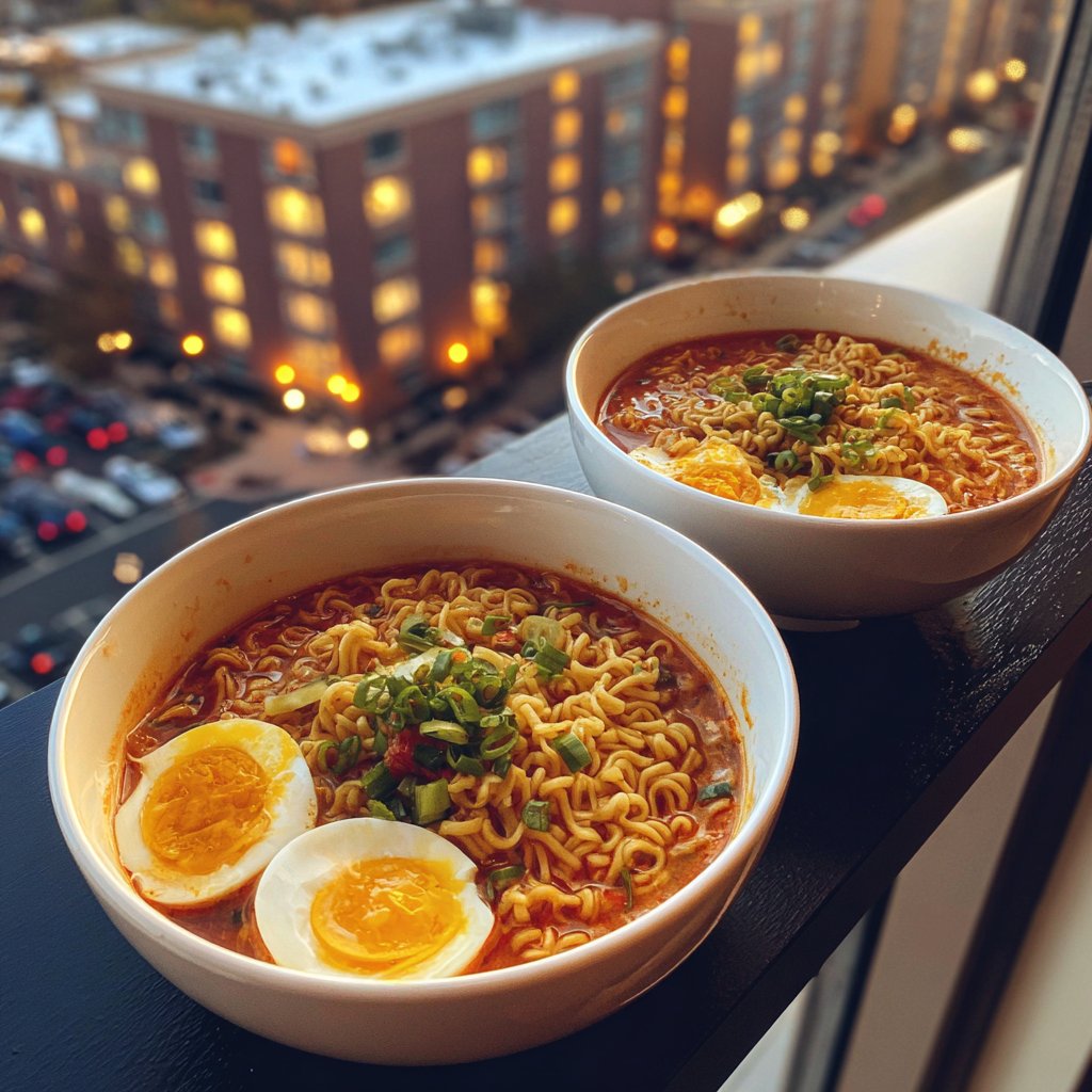 Two bowls of ramen | Source: Midjourney