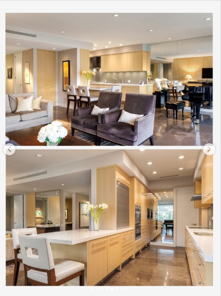 Inside Sharon and Ozzy Osbourne's Sierra Towers condo from a post dated November 10, 2025. | Source: Instagram/carolwoodrealestate