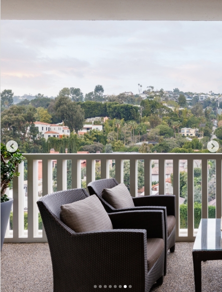 A look at Sharon and Ozzy Osbourne's Sierra Towers condo from a post dated November 10, 2025. | Source: Instagram/carolwoodrealestate