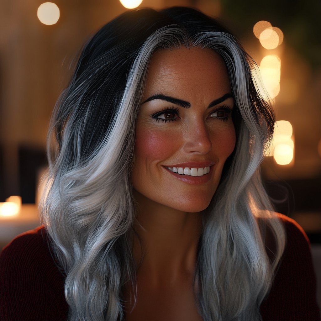 A woman smiling | Source: Midjourney