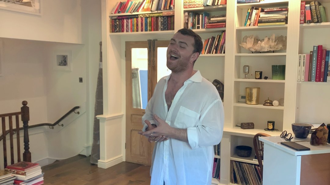 Sam Smith pictured during season 6 of 