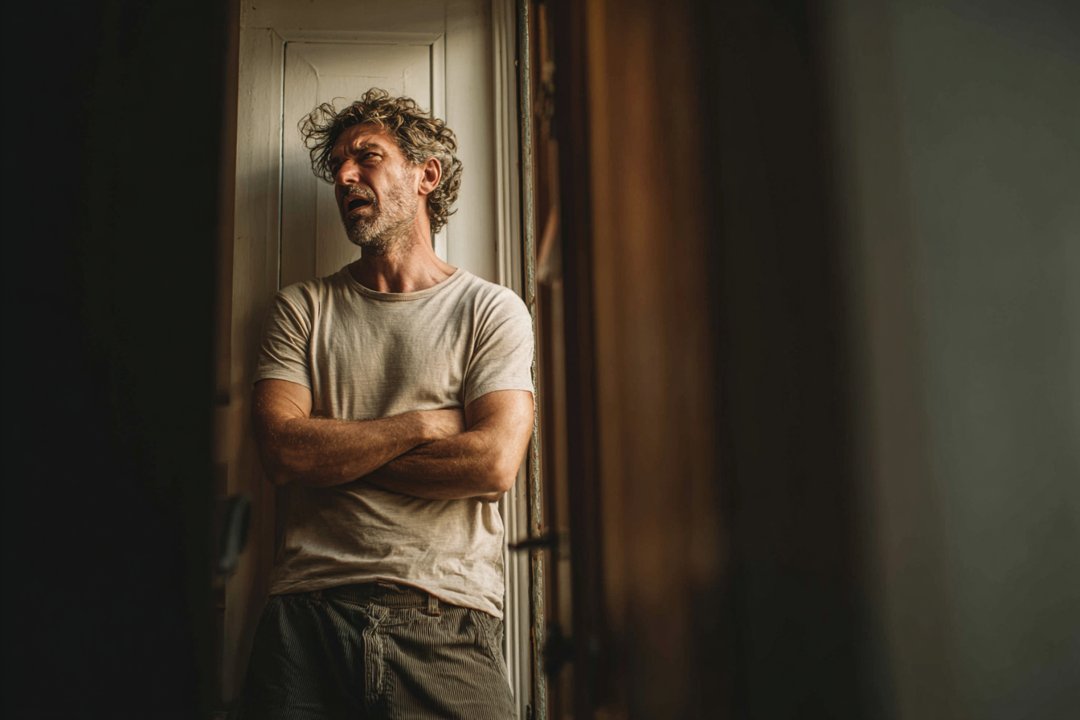 A man near a door | Source: Midjourney