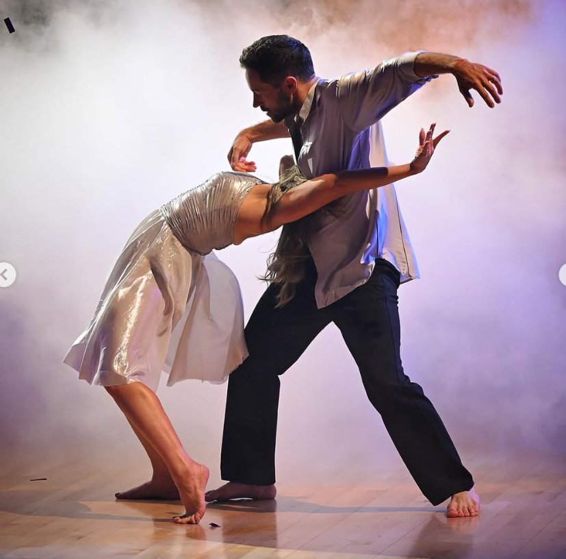 Danielle Fishel and Pasha Pashkov seen in a post dated, November 5, 2025 | Source: Instagram/dancingwiththestars