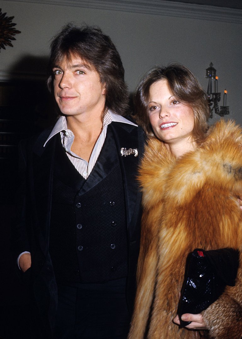David Cassidy and wife Kay Lenz spotted at the Westbury Hotel in 1978. | Source: Getty Images