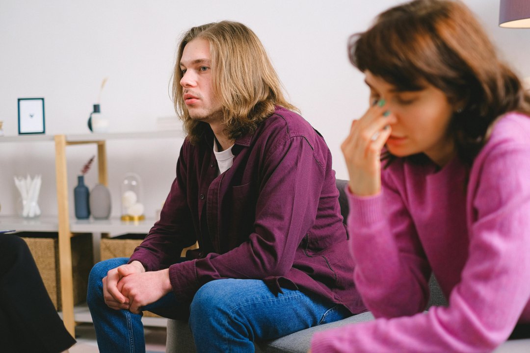 A stressed couple | Source: Pexels