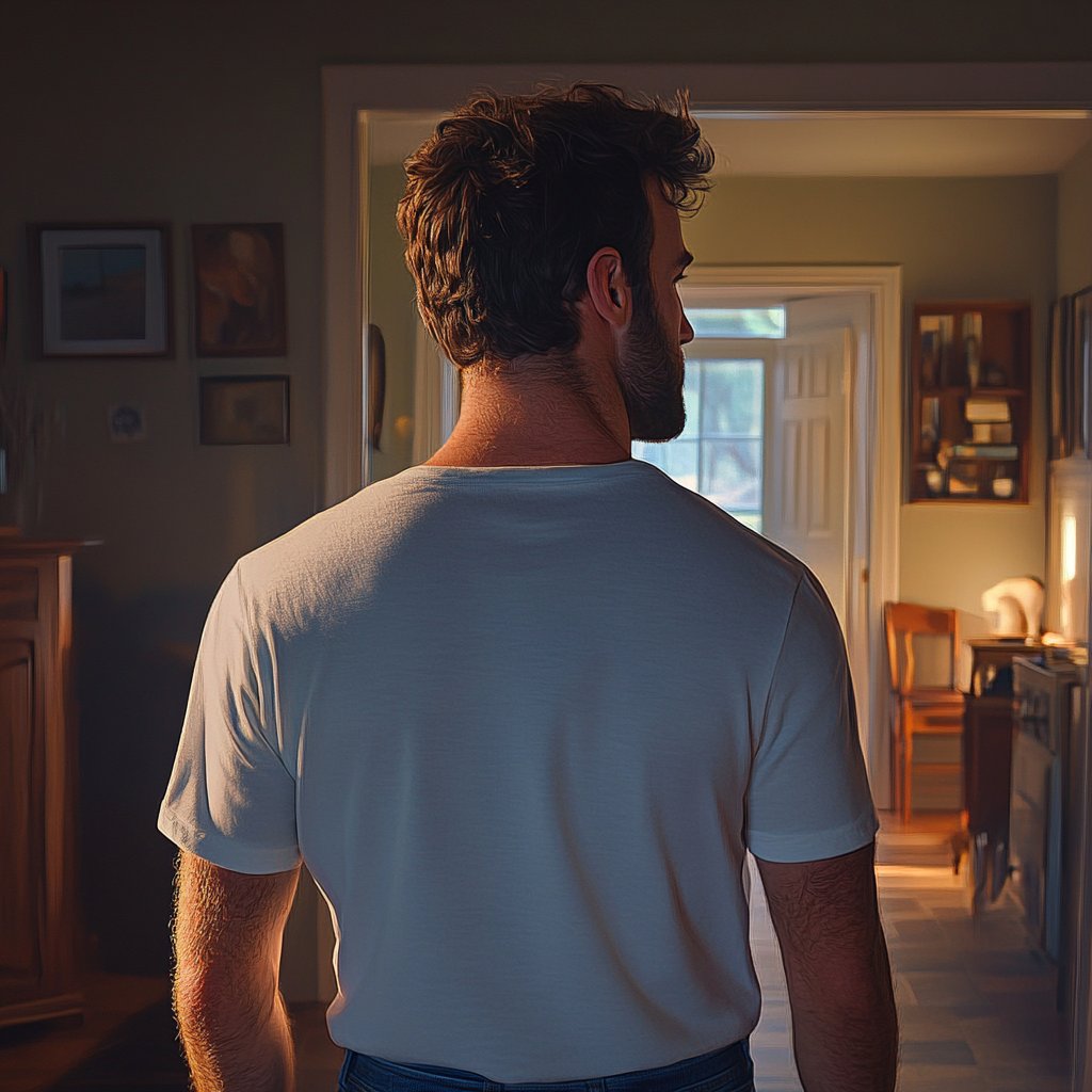 A man heading toward the door | Source: Midjourney