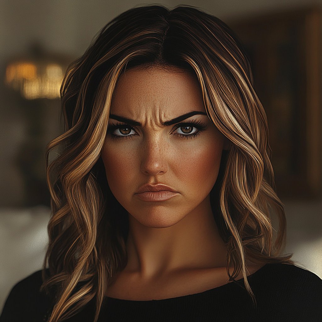 An annoyed woman | Source: Midjourney