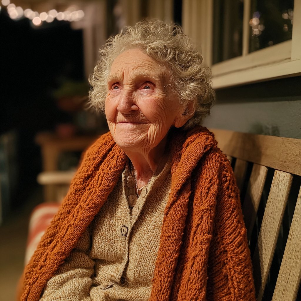 An emotional old woman | Source: Midjourney