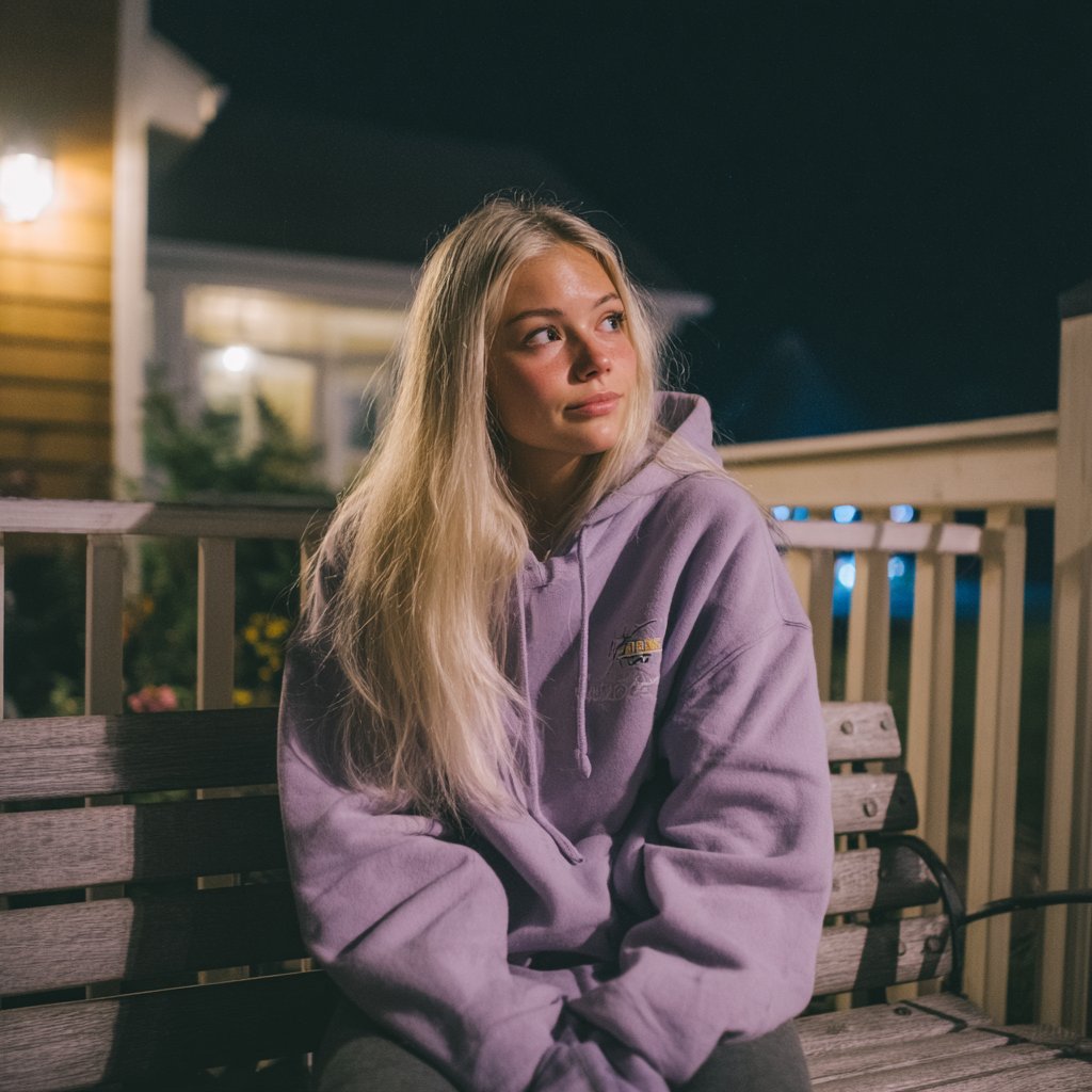 A pensive young woman | Source: Midjourney