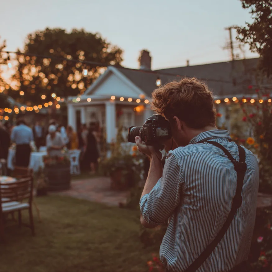 A wedding photographer | Source: Midjourney