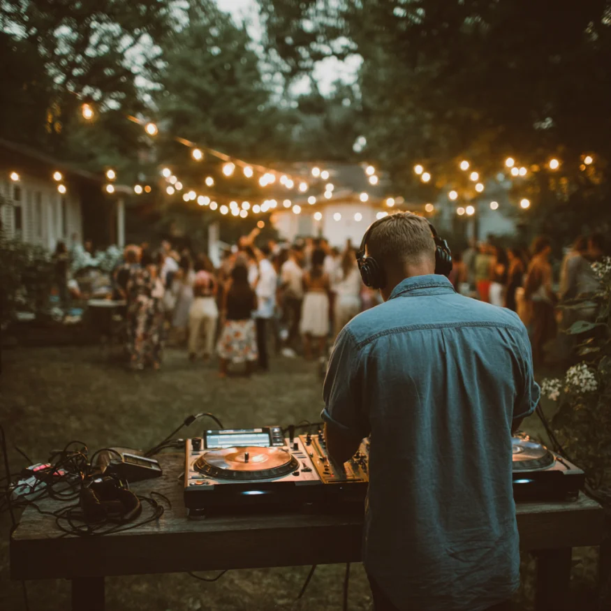 A wedding DJ | Source: Midjourney