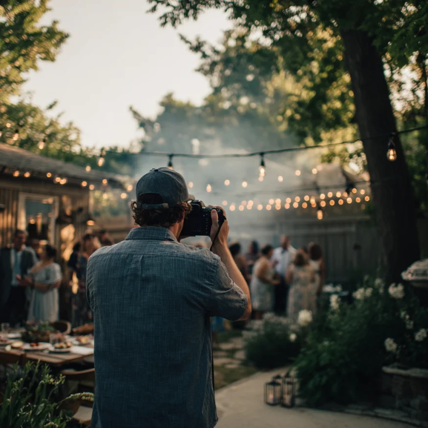 A wedding photographer | Source: Midjourney