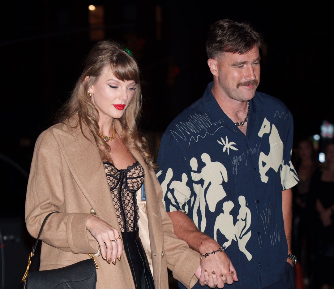 Taylor Swift and Travis Kelce spotted out in New York City on October 11, 2024. | Source: Getty Images