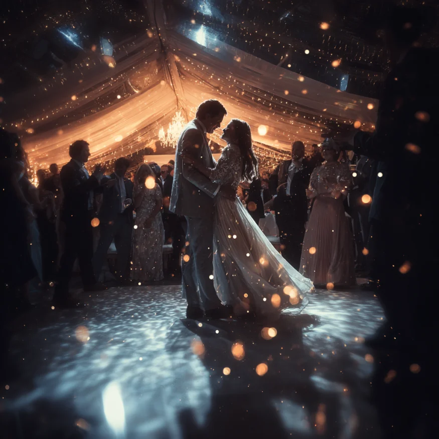 A wedding dance floor | Source: Midjourney