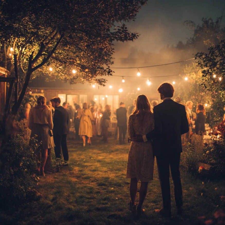 A wedding afterparty | Source: Midjourney