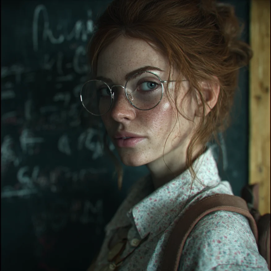 An English teacher in class | Source: Midjourney