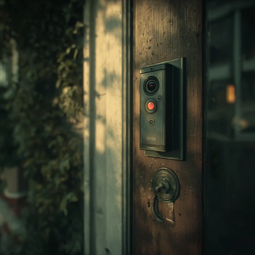 A video camera doorbell | Source: Midjourney
