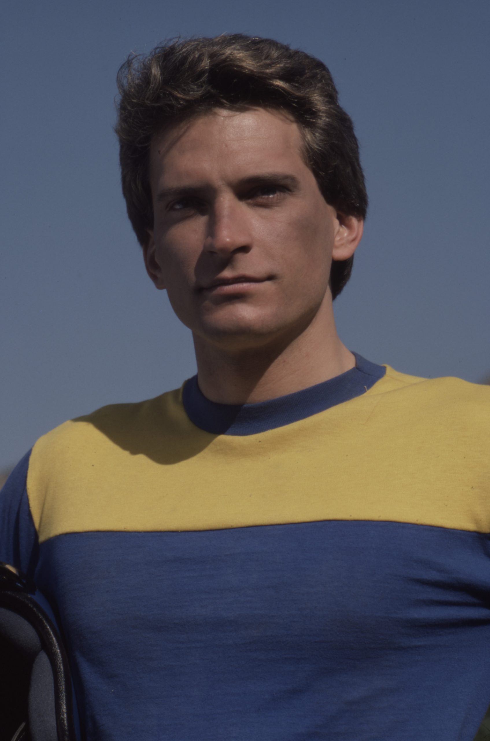 Rex Smith filming the series 