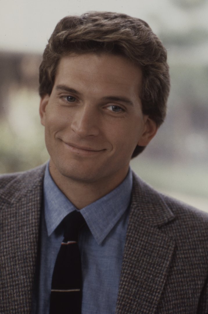 Rex Smith on the set of 