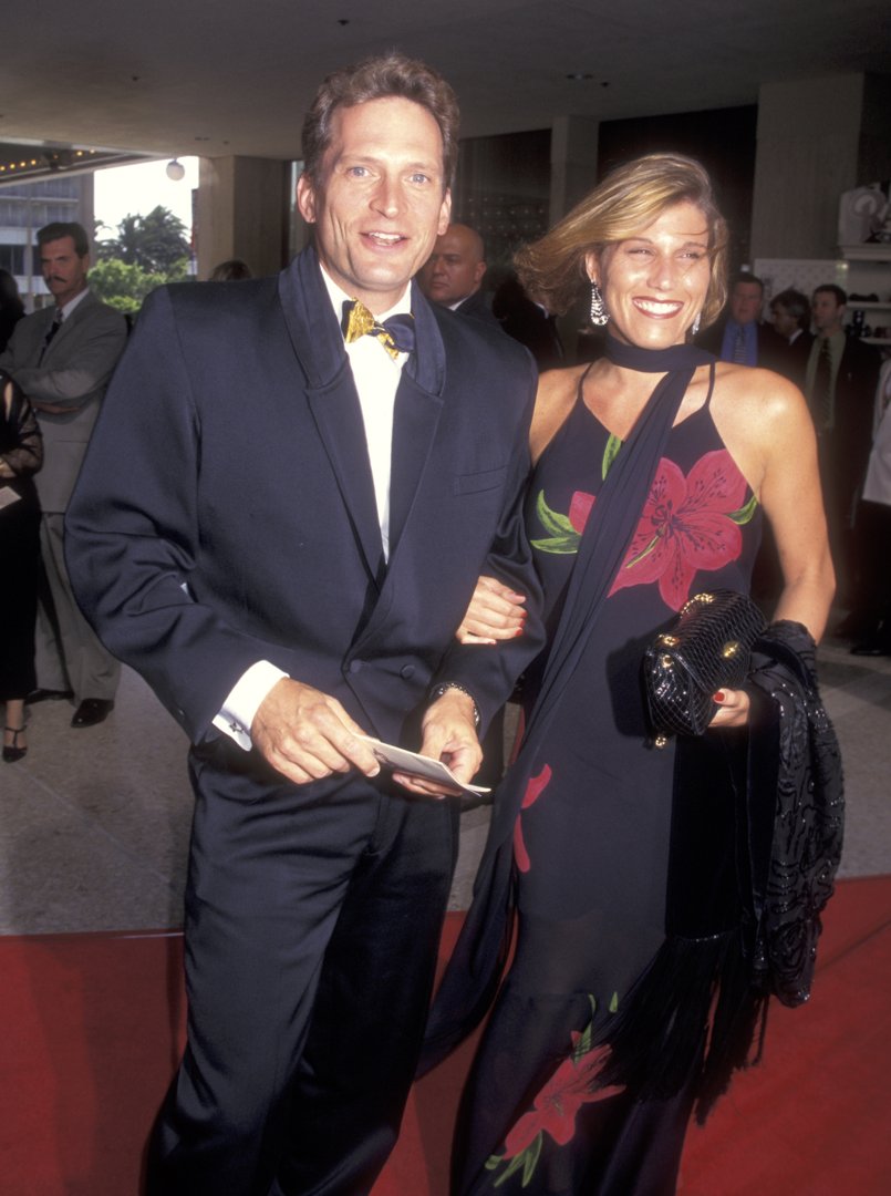 Rex Smith and a date at the Ragtime Opening Night Performance on June 15, 1997, in Century City, California. | Source: Getty Images