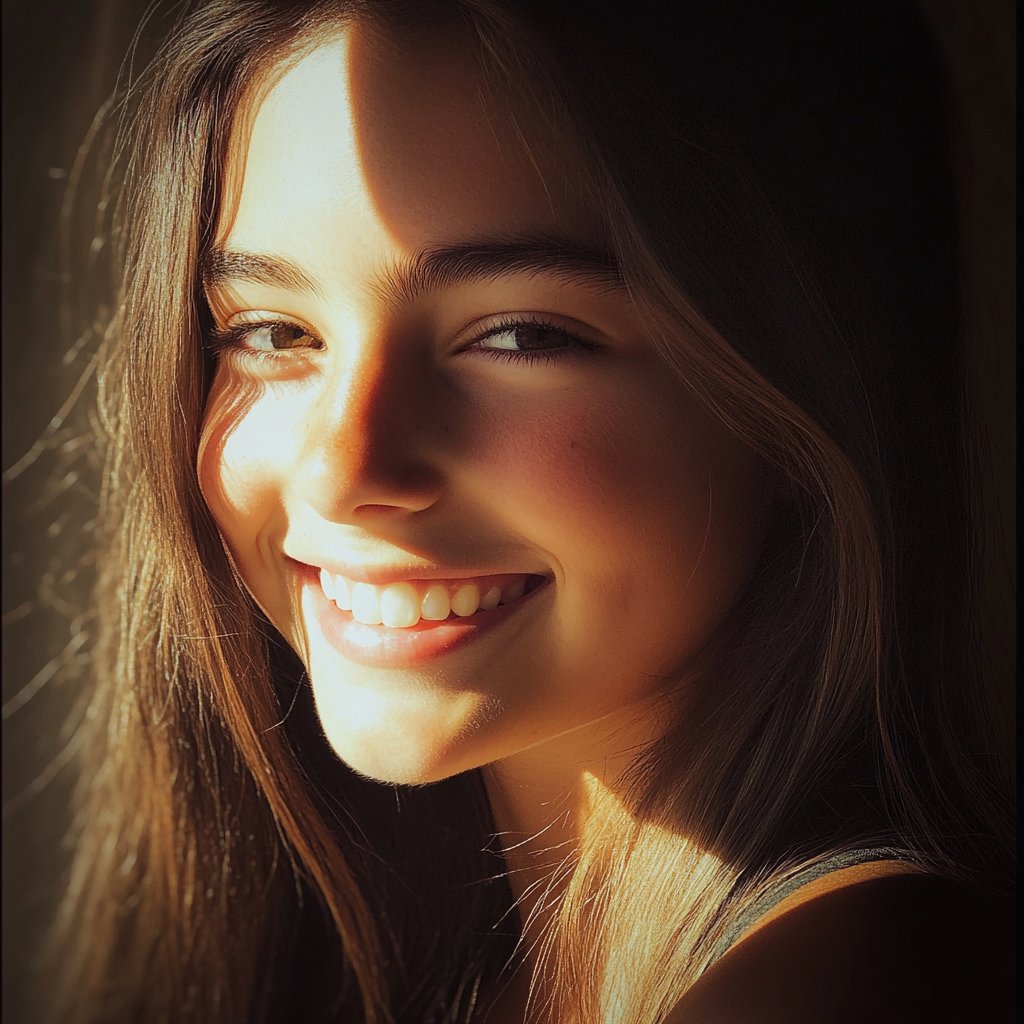 A smiling girl | Source: Midjourney